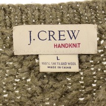 古着 00年代 ジェイクルー J.Crew HAND KNIT ハンドニット フィッシャーマン アランニットセーター メンズL /eaa379697_画像3