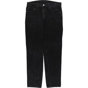 古着 リーバイス Levi's 512 SLIM FIT TAPERED LEG ブラックデニムパンツ カナダ製 メンズw34 /eaa408187