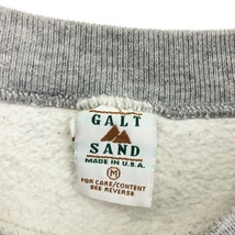 古着 90年代 GALT SAND カレッジスウェットシャツ トレーナー USA製 メンズM ヴィンテージ /eaa389696_画像3