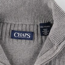 古着 チャップス CHAPS コットンニットハーフジップセーター メンズXXL /eaa409309_画像3