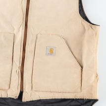 古着 カーハート Carhartt ダック地ベスト メンズXL /eaa409165_画像8