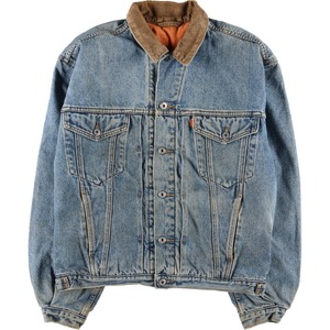 古着 90年代 リーバイス Levi's 70612 ユーロモデル デニムジャケット メンズL ヴィンテージ /eaa409821