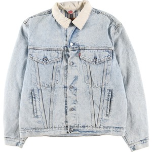 古着 リーバイス Levi's 71166-02 デニムジャケット Gジャン 英国製 メンズXL /eaa408336