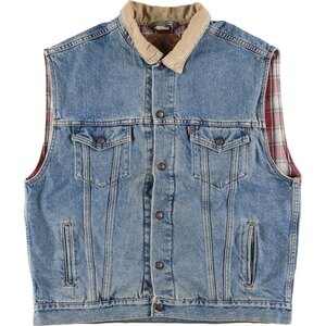 古着 90年代 リーバイス Levi's 70594-4849 デニムベスト メンズXL /eaa412036