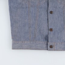 古着 70年代 リーバイス Levi's デニムジャケット Gジャン レディースS ヴィンテージ /eaa339519_画像5