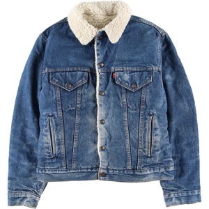 古着 80年代 リーバイス Levi's 70608-0216 デニムボアジャケット USA製 メンズM ヴィンテージ /eaa412648