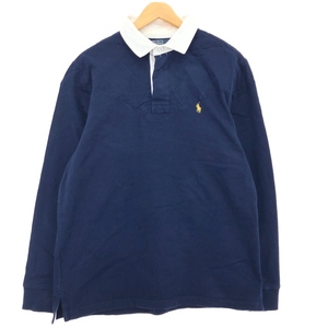 古着 ラルフローレン Ralph Lauren POLO by Ralph Lauren EXCLUSIVE OF DECORATION 長袖 ラガーシャツ メンズL /eaa414147