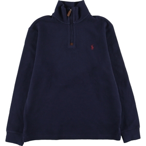 古着 ラルフローレン Ralph Lauren POLO RALPH LAUREN コットンニットハーフジップセーター メンズM /eaa415203