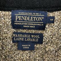 古着 ペンドルトン PENDLETON ウールニットハーフジップセーター レディースM /eaa415796_画像3