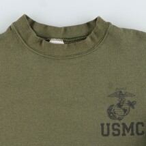 古着 90年代 CAC USMC アメリカ海兵隊 プリントスウェットシャツ トレーナー USA製 メンズM ヴィンテージ /eaa389393_画像4