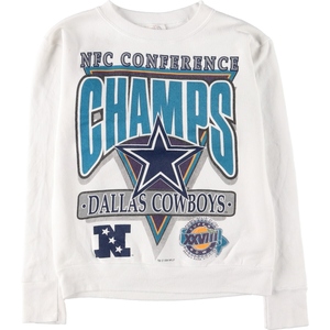 古着 90年代 NFC DALLAS COWBOYS ダラスカウボーイズ スウェットシャツ トレーナー USA製 レディースM ヴィンテージ /eaa415225