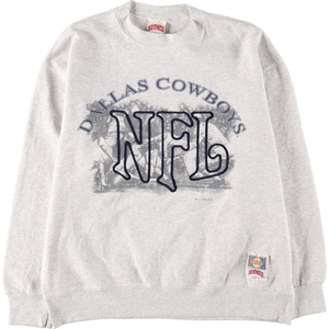古着 90年代 NUTMEG NFL COWBOY DALLAS ダラス カウボーイズ スウェットシャツ トレーナー USA製 メンズL ヴィンテージ /eaa415223