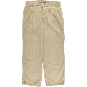 古着 90年代 ラルフローレン Ralph Lauren CHAPS チャップス ツータック コーデュロイパンツ メンズw36 ヴィンテージ /eaa415534