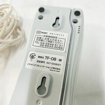 ▲ Pioneer パイオニア 電話機 壁掛け コンパクトサイズ TF-08 通電未確認 白 LANケーブル付き [OTFM-329_画像5