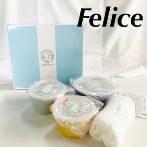 【新品未使用】felice フェリーチェ　陶器　タッパー　保存容器 山勝美濃陶苑　【OTOS-130】