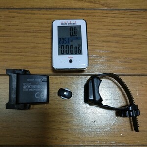 CATEYE CC-MC200W MICRO WIRELESS キャットアイ サイクルコンピュータ サイコン ワイヤレス ロード ホワイト