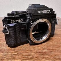 MINOLTA New X700 ミノルタ 35mm 一眼レフ フィルムカメラ ブラック_画像1