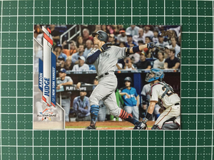 ★TOPPS MLB 2020 UPDATE SERIES #U-15 AARON JUDGE［NEW YORK YANKEES］ベースカード「AS」20★