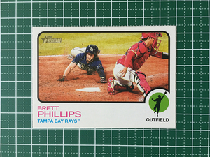 ★TOPPS MLB 2022 HERITAGE #28 BRETT PHILLIPS［TAMPA BAY RAYS］ベースカード「BASE」★