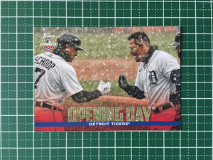 ★TOPPS MLB 2022 OPENING DAY #OD-2 DETROIT TIGERS／MIGUEL CABRERA インサートカード「OPENING DAY」★