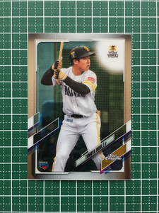 ★TOPPS CHROME 2021 NPB プロ野球 #26 井上朋也［福岡ソフトバンクホークス］ベースカード「BASE」ルーキー「RC」★