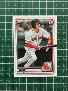 ★TOPPS MLB 2020 BOWMAN #BP-144 JARREN DURAN［BOSTON RED SOX］ベースカード PROSPECTS プロスペクト 1st 20★