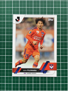 ★TOPPS 2023 J-LEAGUE FLAGSHIP #50 藤原奏哉［アルビレックス新潟］ベースカード「BASE」★