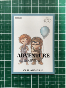 ★EPOCH 2023 DISNEY 創立100周年 #26 CARL AND ELLIE［カールじいさんの空飛ぶ家］レギュラーカード「名言」★