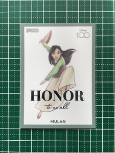 ★EPOCH 2023 DISNEY 創立100周年 #15 MULAN［ムーラン］レギュラーカード「名言」★