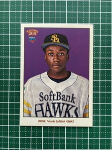 ★TOPPS 206 NPB 2023 #187 イヒネ・イツア［福岡ソフトバンクホークス］ベースカード「BASE」ルーキー「RC」★