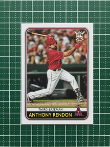 ★TOPPS MLB 2020 BIG LEAGUE #214 ANTHONY RENDON［LOS ANGELES ANGELS］ベースカード 20★