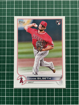 ★TOPPS MLB 2022 UPDATE #US192 CHASE SILSETH［LOS ANGELES ANGELS］ベースカード「BASE」ルーキー「RC」★_画像1