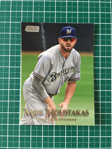 ★TOPPS MLB 2019 STADIUM CLUB BASEBALL #228 MIKE MOUSTAKAS［MILWAUKEE BREWERS］ベースカード 19★