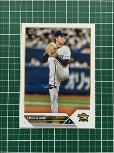 ★TOPPS NPB 2023 #104 阿部翔太［オリックス・バファローズ］ベースカード「BASE」★