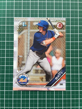 ★TOPPS MLB 2019 BOWMAN DRAFT #BD-39 BRETT BATY［NEW YORK METS］ベースカード 1st 19★_画像1