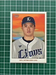 ★TOPPS 206 NPB 2023 #199 佐藤隼輔［埼玉西武ライオンズ］ベースカード「BASE」★