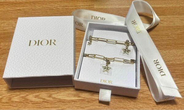 新品 Dior ディオール チャームストラップ キーホルダー ノベルティ 非売品 クリスタル会員