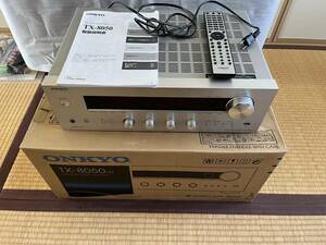 ONKYO ネットワークステレオレシーバー TX-8050 ( S ) 本体、リモコン、取説、元箱
