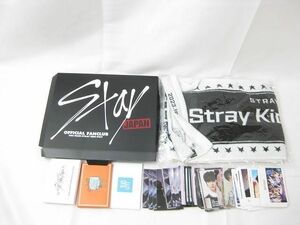 【同梱可】中古品 韓流 Stray Kids スキズ フィリックス リノ 他 マフラータオル フォトカード18枚 ステッカー 等 グ