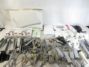 【まとめ売り 中古品】 ゲーム Wii U 本体 WUP-010 ホワイト 動作品 Wii Fit ソフト バランスボード コントローラー