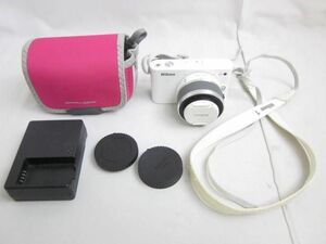 【同梱可】中古品 家電 Nikon ニコン J1 ミラーレス一眼カメラ 10-30mm 1:3.5-5.6 VR レンズ