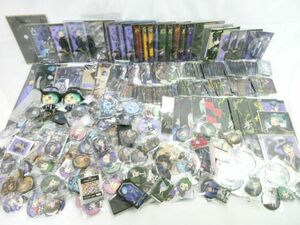 【同梱可】中古品 ディズニー ツイステ オクタヴィネル 他 イラスト色紙 ネクタイ風チャーム 等 グッズセット