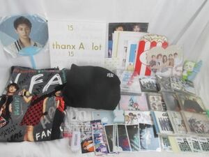 【同梱可】中古品 AAA のみ 15th Anniversary All Time Best CD バスタオル パーカー マスコット 等 グッズセット 西