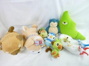 【まとめ売り 中古品】 ホビー ポケモン ラティオス ラティアス ピカチュウ カビゴン ポッチャマ サルノリ 他 ぬいぐ