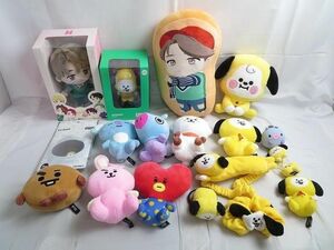 【同梱可】中古品 韓流 防弾少年団 BTS BT21 チミー タタ クッキー 他 ぬいぐるみヘアバンド ストラップ 等 グッズセ