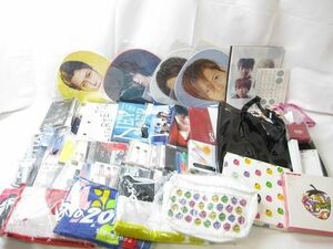 【まとめ売り 中古品】 NEWS 15th Blu-ray タオル ポーチ パスケース トートバッグ 等 グッズセット