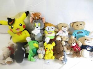 【まとめ売り 中古品】 ホビー トムとジェリー ミニオン ポケットモンスター 他 ぬいぐるみ 等 グッズセット