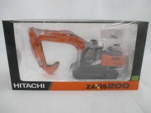 【同梱可】美品 ホビー HITACHI 日立建機 油圧ショベル ZAXIS200 1/50 ミニチュア ショベルカー ミニカー コマツ コ