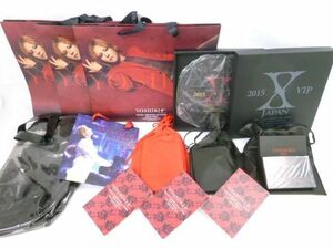 【同梱可】中古品 X JAPAN YOSHIKI 2022 ショッピングバッグ ノート クリアバッグ 等 グッズセット