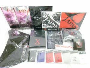 【同梱可】中古品 X JAPAN XT記念 トートバッグ ラゲッジタグ ポーチ 等 グッズセット